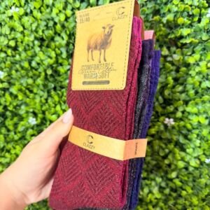 Calcetines lana brillo